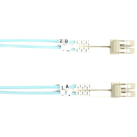 Black Box Fiber Patch Cable 2M 10 Gig Lc To Lc Aqu FO10G-002M-LCLC